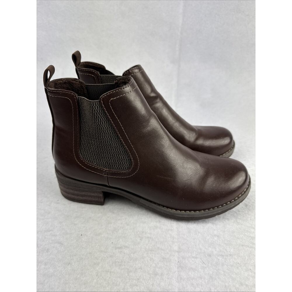 Eastland Women's Jasmine- Brown Chelsea Boots/ Size 9 Active Memory Foam